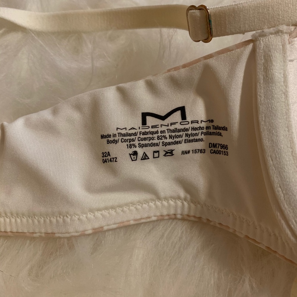 Maidenform Light Pink Patterned Bra - image 4
